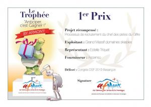 Les lauréats du 1er trophée Anticiper C'est Gagner